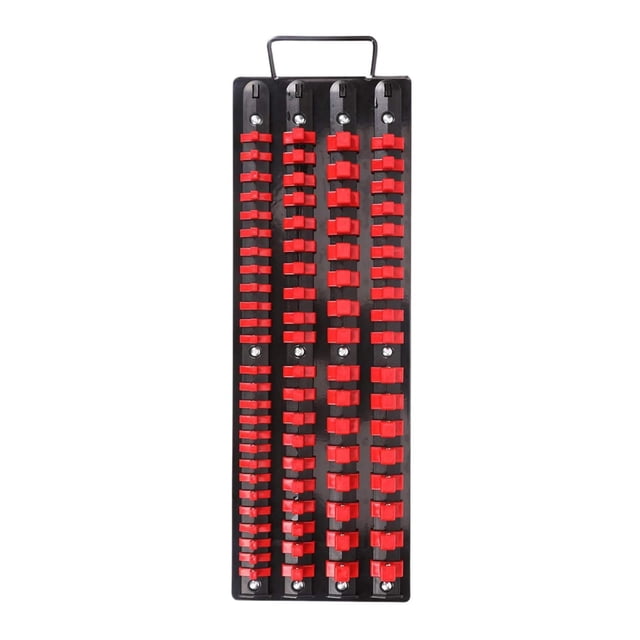 Herramientas de reemplazo de la bandeja de sockets Bandeador de herramientas de almacenamiento de almacenamiento Rocket de enchufes Rojo
