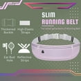 thumbnail image 2 of Kwuty Kwuty Slim Running Belt, Workout Fanny Pack for Men Women,Exercise Waist Pack for Apple iPhone Holder, Runner Belt for Running Walking Cycling Camping Gym, 2 of 4