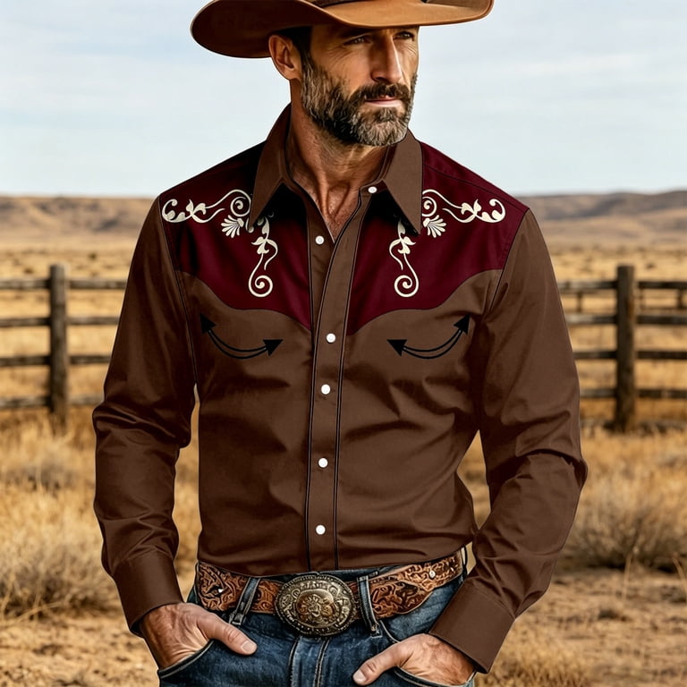 western style dress shirts River Stone Shirt XL Roper Mens Black Poplin Snap Western Shirt is made with 100% cotton poplin and features a spread collar Men's Pearl Snap Western Shirts