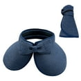 thumbnail image 2 of Sun Hats for Women Fashionable Womens Wide Brim Hat Roll-up Straw Sun Visor Hat, 2 of 8