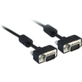 thumbnail image 2 of Slim SVGA Cable with Ferrites, Black, HD15 Male, Coaxial Construction, 32 AWG, 10 Foot, 2 of 2
