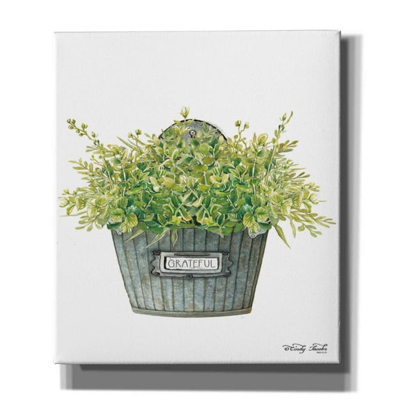 Epic Graffiti 'Grateful Wall Box' by Cindy Jacobs, Canvas Wall Art, 26"x30"