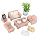 thumbnail image 4 of Juego de Muebles en Miniatura para Casa de Muñecas, Juguete de Simulación, Accesorios de Escena, Sofá en Miniatura, Mesa de Té, Juguetes, Manualidades 11 piezas, 4 of 10