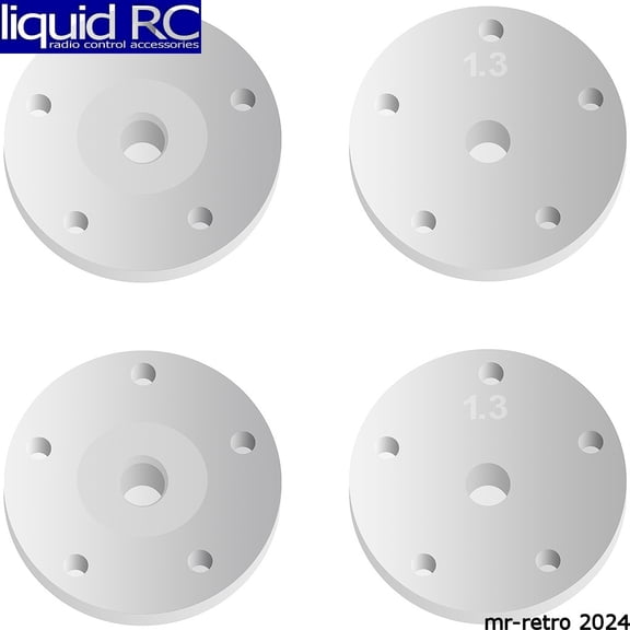 Team Associated FT 16mm Shock Piston 5x1.3mm tapered ASC81206 Electric Car/Truck Option Parts