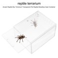 thumbnail image 3 of PAMINGONO Acrylic Reptile Box Small Terrarium Transparent for 1Set, 3 of 7