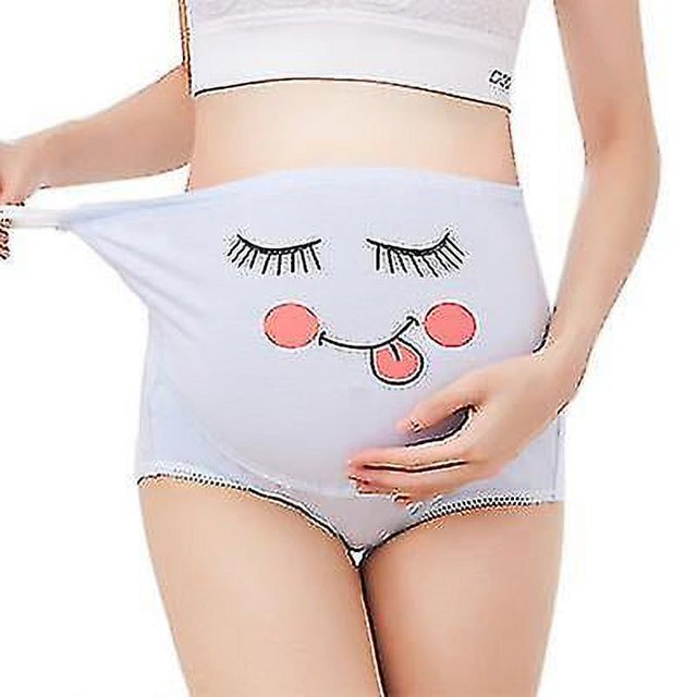 Cuatro calzoncillos de mujer embarazada impresos 825 ¿ cintura alta y calzoncillos de mujer embarazada ajustables y