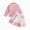 C249***Pink, variant on Toddler Fall Winter Baby Girl Clothes 2 Piece Set Cute Print Rufle Shirt Top and Pants Outfit for Baby Kids Toddler Girls Adorable Outfits,18-24 Months,Pink