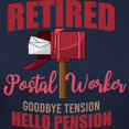 thumbnail image 3 of CafePress - Retired Postal Worker Funny Postman Hello T Shirt - Women's Traditional Fit Dark T-Shirt, 3 of 4