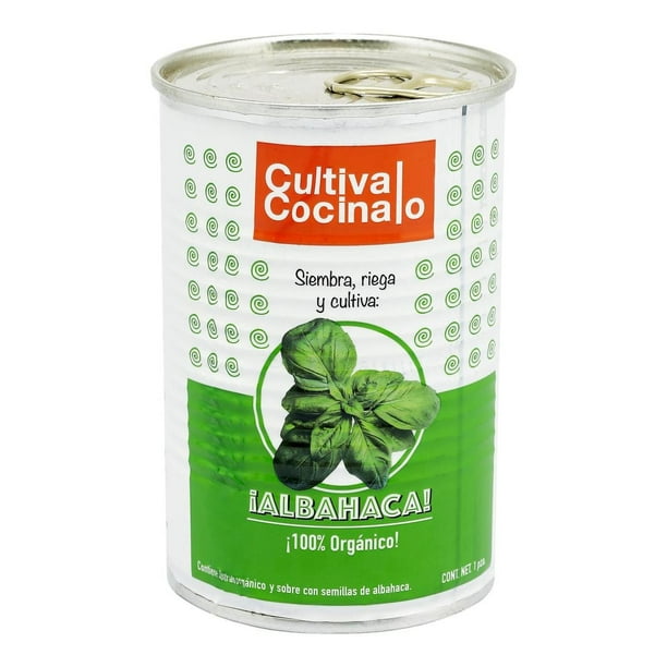 Kit De Cultivo De Albahaca Pisumma Con Semillas Y Sustrato