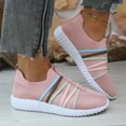 thumbnail image 5 of SCHUHLAND Women's Colorful Strap Breathable Mesh Flats - Slip-On Casual Shoes, Soft Bottom, Plus Size 43, Low Heel Summer Sneaker, 5 of 16