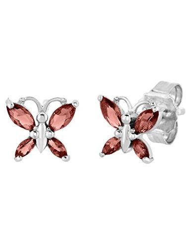 Details about   2mm Girls Ruby Red CZ Earrings REAL SOLID 925 STERLING SILVER Mens Ladies Studs 