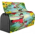 thumbnail image 3 of Spring Butterflies Hydrangeas Daisies Flowers Mailbox Cover Magnetic Mailbox Wraps Post Box Cover Décor 25.5x21 in, 3 of 7