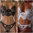 thumbnail image 2 of Ropa lenceria Sexy Para Mujer/Conjunto De Pestañas De Encaje Para Plus Size, 2 of 4
