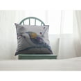 thumbnail image 3 of Perched Robin Indoor/Outdoor Fabric Pillow with Zip in Purple on White20x20, 3 of 5