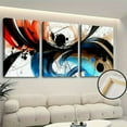 thumbnail image 2 of Shadudu  Abstract Art Wall Decor - Colorful Art Work for Living Room Walls - Canvas Wall Art for Office Ready to Hang 16x24x3pcs, 2 of 8