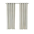 thumbnail image 2 of Corsica Stripe Indoor/Outdoor Curtain Panel 50" x 96" in Taupe, 2 of 4