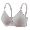 thumbnail image 5 of Lixiuxyad Jacquard Bra Thin Cup Middle And Elderly Underwear Plus Size In Stock Bras Without Underwire,Bras for Women Gray 42, 5 of 5