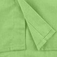 thumbnail image 5 of Designer Spring Summer Men's Casual Cotton Linen Solid Color Long Sleeve Shirts Loose Shirts XL, 5 of 5