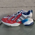 thumbnail image 4 of Ad-id-as Shoes Men's Style LVL 029002Color White/Red-Blue, Size 12Used in good c, 4 of 6