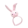 thumbnail image 2 of Diadema de animales Yinane para mujeres y niñas, tocado de felpa para Conejo Rosa, 2 of 8