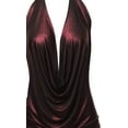thumbnail image 4 of FashionOutfit Women's Sexy Halter Neck Ruched Bodycon Backless Party Cocktail Mini Dress, 4 of 5