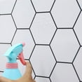 thumbnail image 3 of 10 pegatinas hexagonales antigrasa para cocina, pegatinas de pared autoadhesivas, 3 of 5