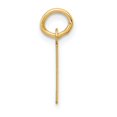 thumbnail image 2 of 14k Or Jaune Petit Bloc Lettre E Pendentif Initial, 2 of 4
