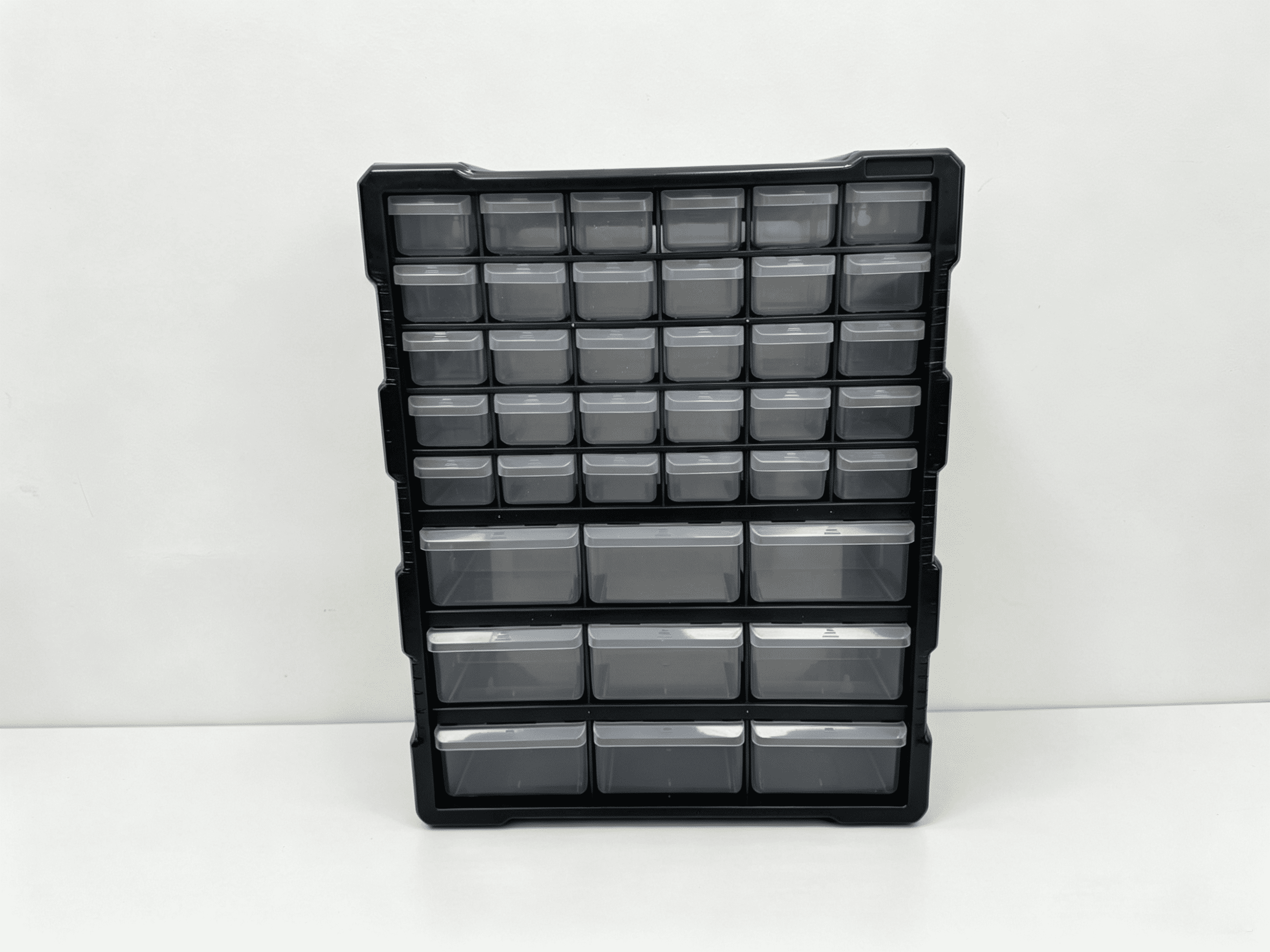 Homeworks Armoire de rangement en plastique à 12 bacs pour pièces, quincaillerie et bricolage