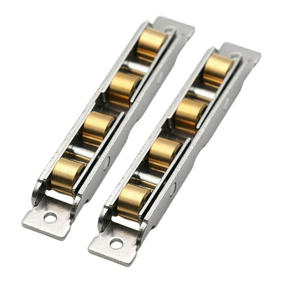 2pcs Stainless Steel Sliding Door Rollers Heavy Silent Bearing Window Rollers