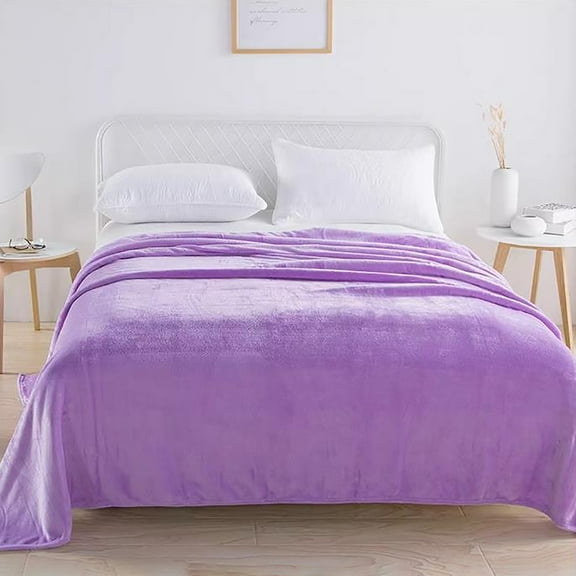 Soft Blanket Queen Size for All Season Warm Fuzzy Lightweight Thermal Fleece Summer Autumn Fall Winter Spring Blankets for Queen Full Bed Couch Sofa