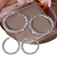 thumbnail image 2 of Silver Needle Personalized Temperament Earrings European And American Exaggerated Earring Design Earrings Earrings, 2 of 5