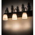 thumbnail image 4 of Meyda Tiffany 178428 Tall Pines 3 Light 24" Wide Vanity Light - MultiColor, 4 of 4