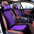 thumbnail image 3 of Cojín de sillín Cojín de asiento de coche Cojín de asiento de coche Funda de asiento universal para coche Four Seasons Tela de algodón Cinco asientos, 3 of 5