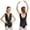 Black, variant on XUNZOO Kids Girls Sleeveless Tassel Rhythmic Gymnastics Leotard Figure Skating Jumpsuit Shiny Ballroom Dancewear White 16