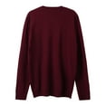 thumbnail image 5 of Dpytoraw Autumn And Winter Men's Knitwear V Neck Slim Long Sleeved Sweater, 5 of 5