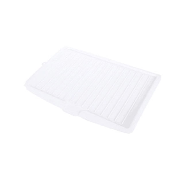 Drain Rack Kitchen Plastic Dish Drainer Tray Large Sink Drying Rack Worktop Organizer Drying Rack for Dishes, Green