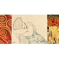 thumbnail image 2 of Klimt, Gustav 32x18 White Modern Wood Framed Museum Art Print Titled - Woman Resting, 2 of 4