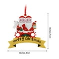thumbnail image 3 of Fiudx Adorno para Árbol de Navidad, Diseño de Papá Noel de Madera, Colgante de Ciervo Realista, Material Acrílico, Detalles Exquisitos, Decoración Navideña para El Hogar, Juego de 1 Pieza, 3 of 3