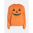thumbnail image 5 of Men's Halloween Jacko Smile Graphic Long Sleeve Sweatshirt from Way to Celebrate, Sizes XS-5XB, 5 of 5