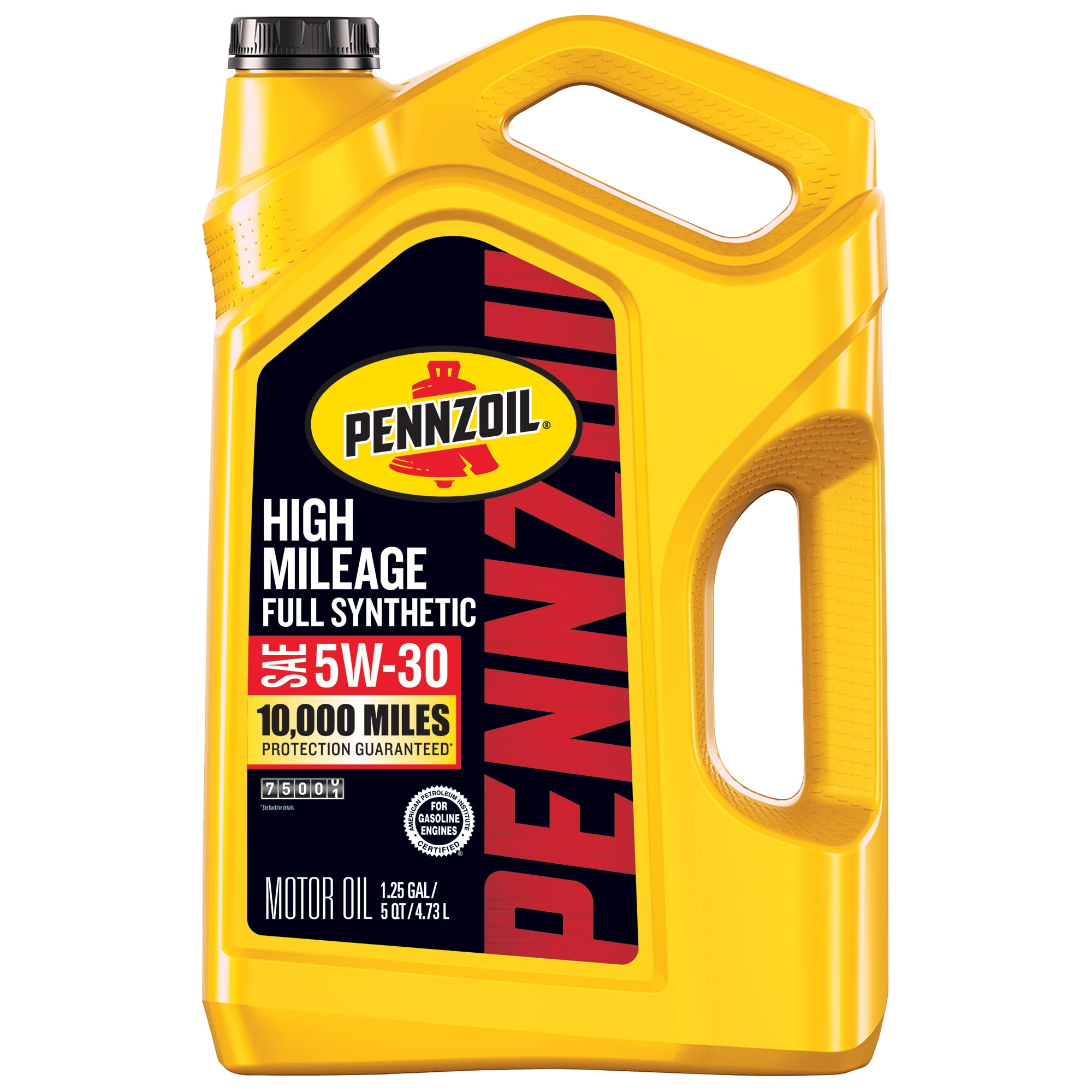 Pennzoil Full Synthetic 5W-30 Motor Oil, 5 Quart - Walmart.com 