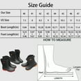 thumbnail image 2 of Liyufly Rain Boots for Men, Non-Slip Waterproof Rubber Boots Outdoor Garden Mid Calf Muck Work Shoes Rainboots for Fishing Climbing, Black & Red, Size 11, 2 of 8