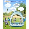 thumbnail image 2 of Sprinkler Toy Gleamkid Giant Shark inflable para niños, 2 of 7