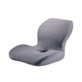 thumbnail image 3 of Memory Foam Office Chair Cushion Soft Computer Chair Cushion for Garden Gray, 3 of 8