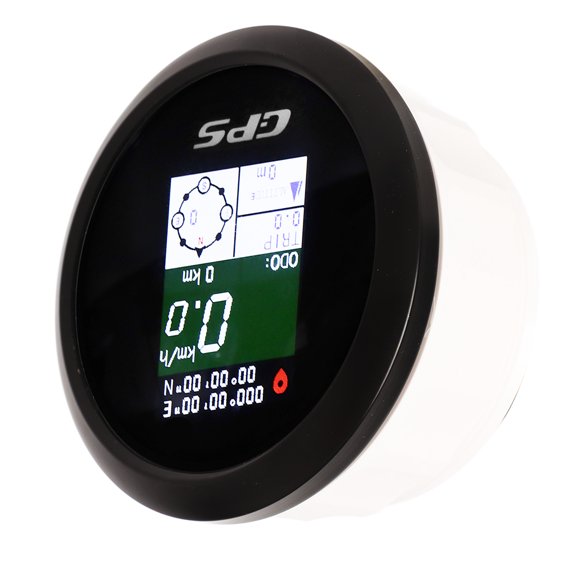 GPS Odometer,85mm GPS Speedometer 9‑32V GPS Speed Gauge MPH Speedometer Advanced Technology