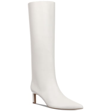 On 34th Rachelle Stovepipe Boots Bone Smooth 8.5M