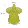 thumbnail image 2 of Plastic Queen Cell Apiculture Bee Queen Cell Nurture Bee Spawn Incubation Beekeeping Equipment For Beekeeper 50 Pcs, 2 of 5