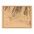 thumbnail image 6 of 1887 Honolulu Hawaii Map Poster - Vintage Map of Honolulu Wall Art - Old Honolulu Map - Historic Honolulu HI and Vicinity Showing Drainage and Public Buildings, 6 of 8