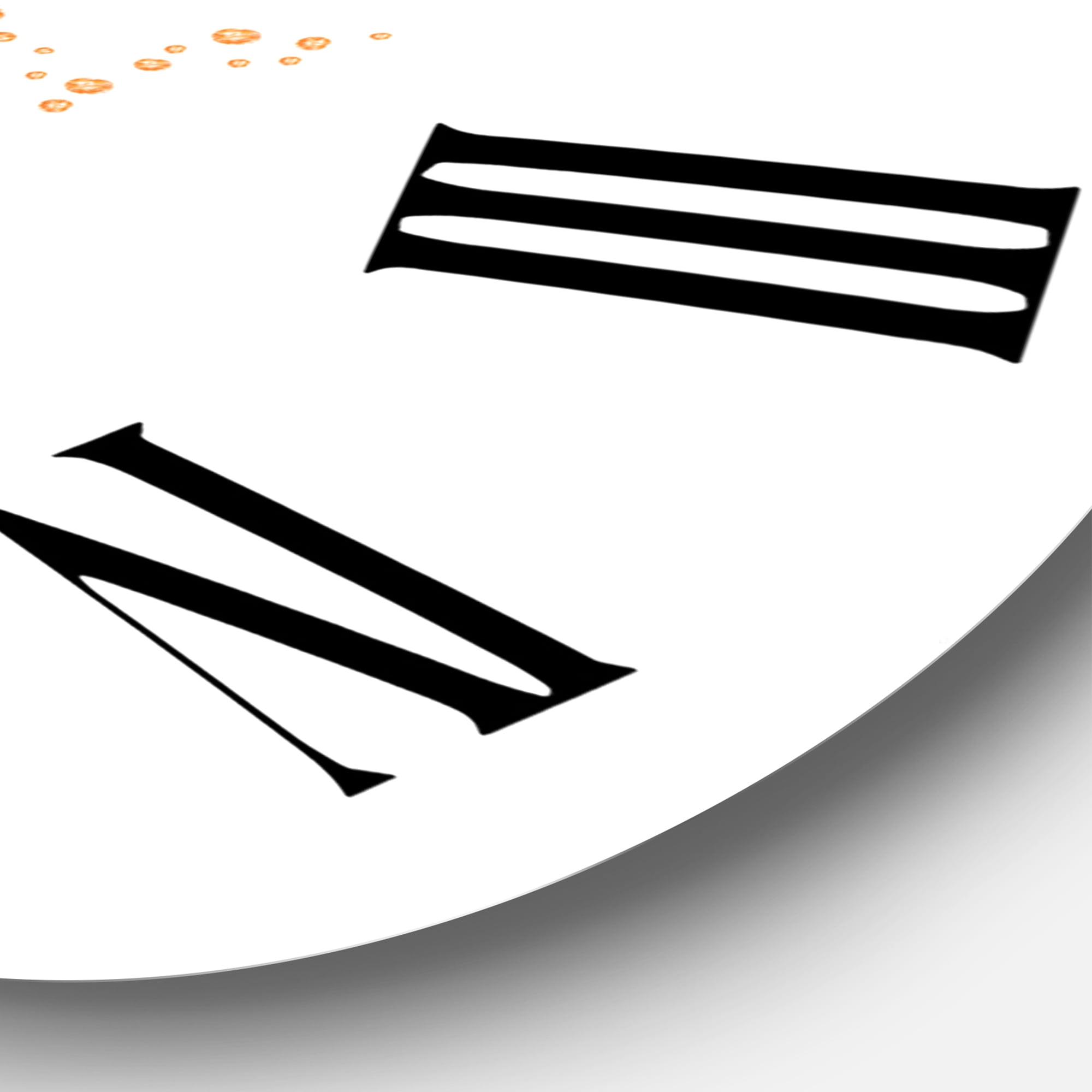 Designart 1 in Farmhouse Wall Clock