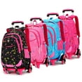thumbnail image 3 of Sac à Dos Roulant à 2 Roues, Créatif et Adorable, Sac à Dos à Roulettes, Sac d'École pour Étudiant, 3 of 4