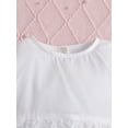 thumbnail image 5 of Baby Girls Romper Dress, Long Sleeve Crew Neck Patchwork Bodysuit Clothes for Daily Party, 5 of 10